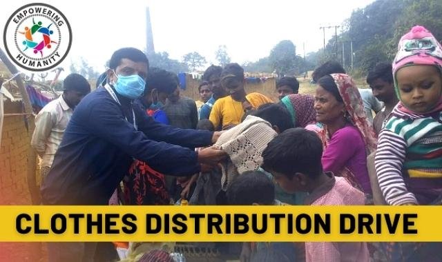 Clothes Donation Drive Lakhimpur Khiri